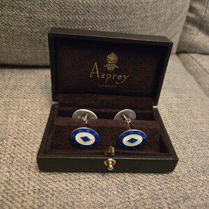 Asprey Men's Enamel Cufflinks